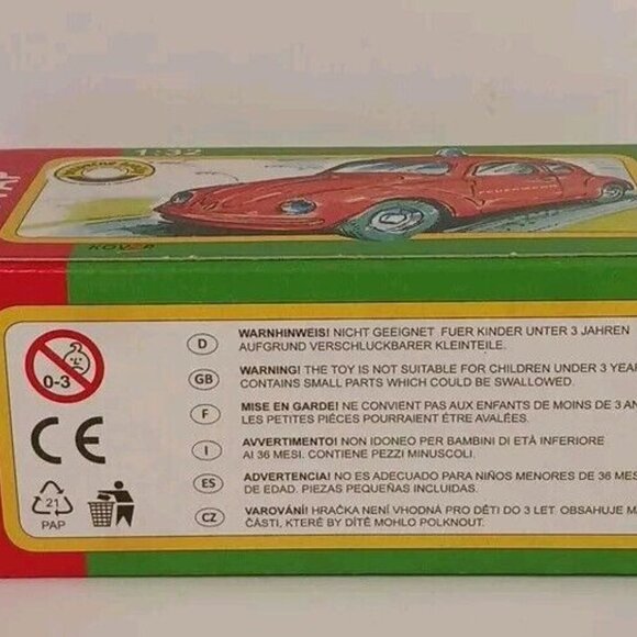 Kovap Volkswagon Beetle Wind-Up Diecast (Tested) VW Blue Vintage Czech - Picture 12 of 14